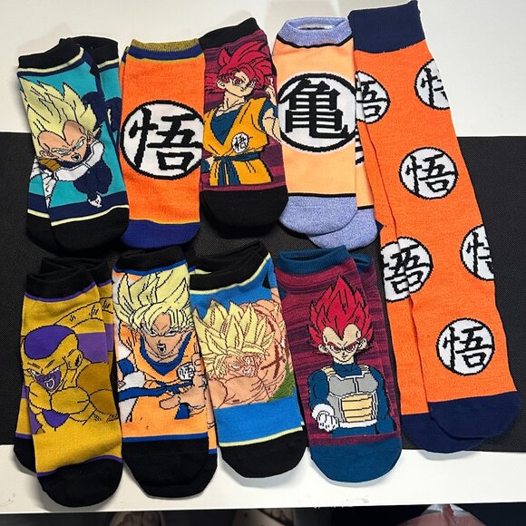 Dragon Ball - 8 ankle socks + 1 long pair - Picture 2 of 2